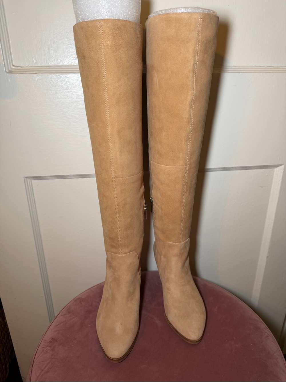 Vince Camuto Tan Suede Over-the-Knee Boots